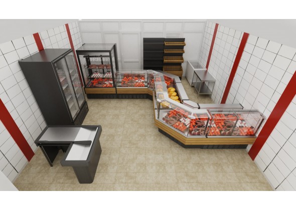 Витрина холодильная Lida-K-1 - фото - 56