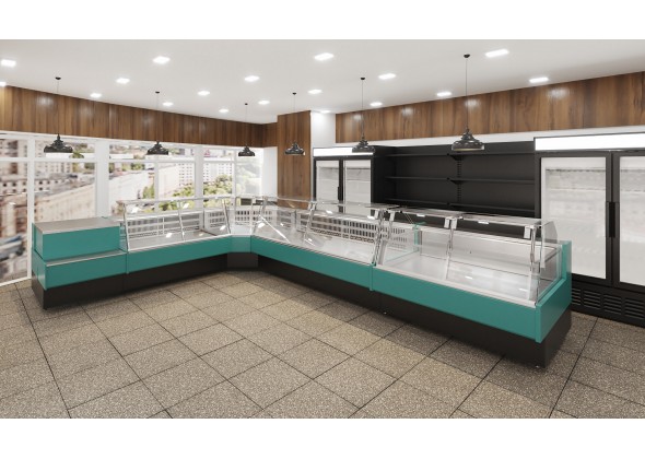 Витрина холодильная-lida-Aqua-1 - фото - 15