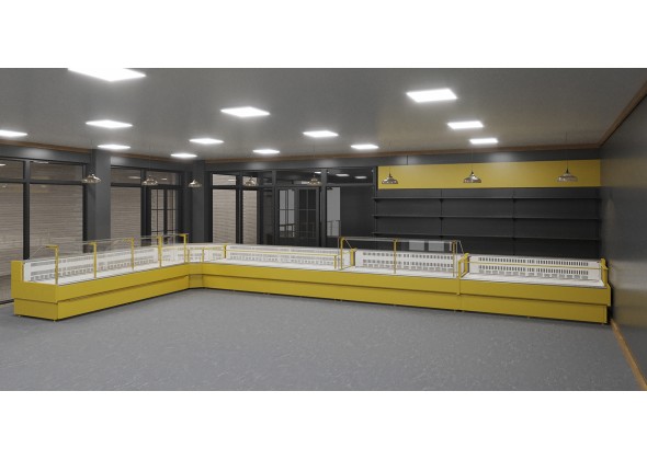 Витрина холодильная Lida-K-2 - фото - 1