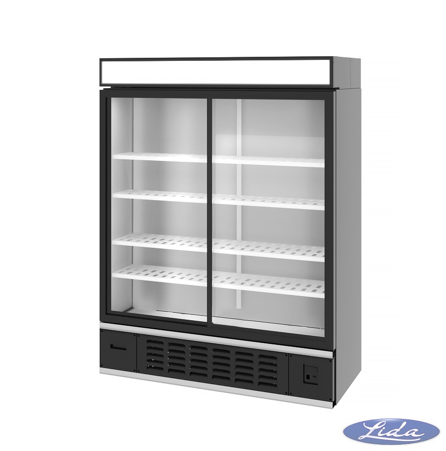 Холодильный шкаф Lida-S с раздвижными стеклянными дверьми купе - фото - 5
